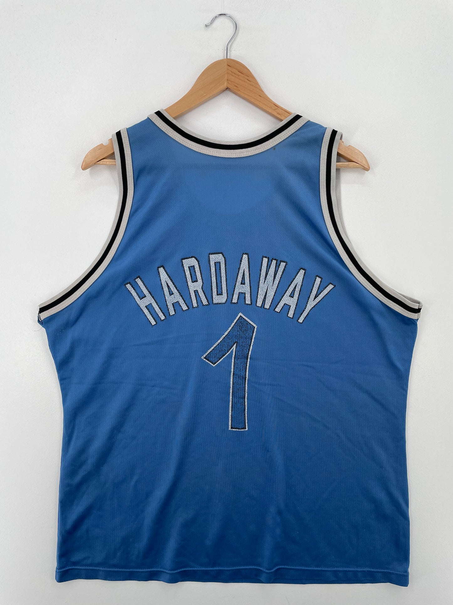 90's Champion x ORLANDO MAGIC 1 HARDAWAY Made in USA Size 48(XXXXL) Vintage NBA Jersey / A7134