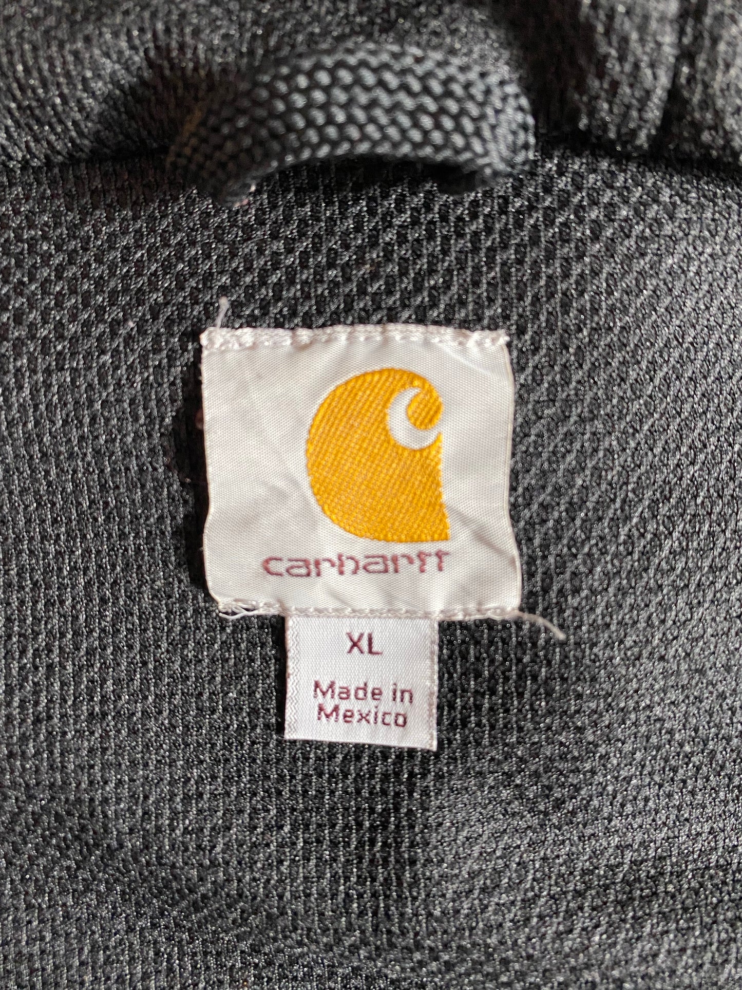 Vintage CARHARTT Size XL Zip-up Hoodie Sweat-Shirt / K8498