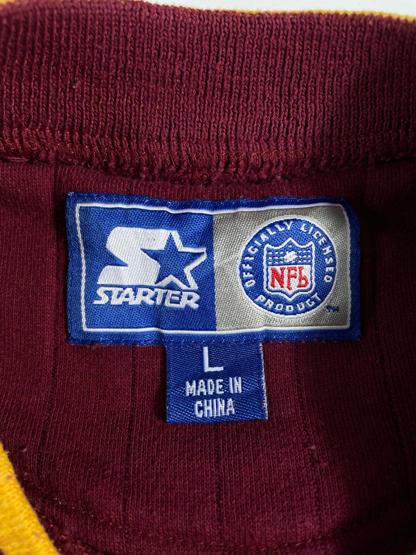 90's STARTER x WASHINGTON REDSKINS Size L Vintage NFL Sweat-Shirt / E718