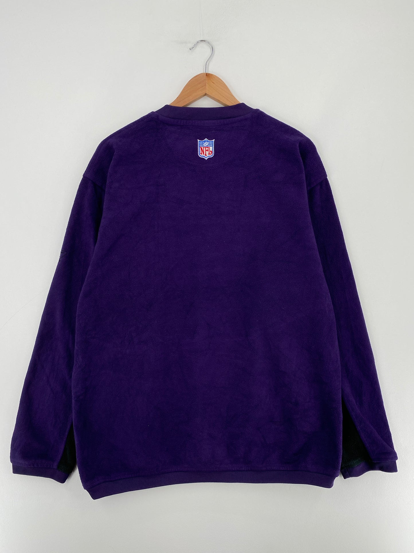 Vintage BALTIMORE RAVENS Size L NFL Fleece-Shirt / E3376S