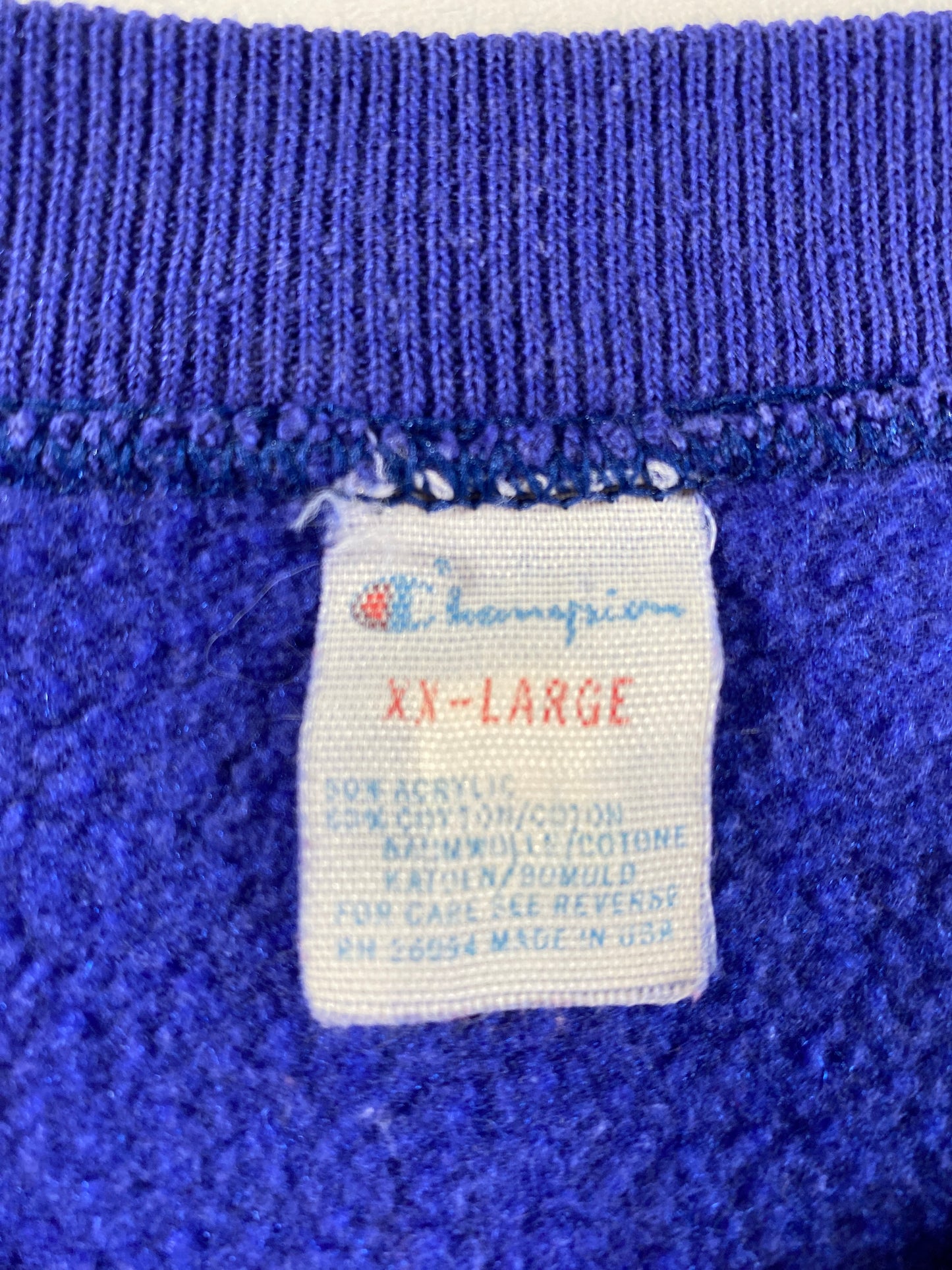 80's CHAMPION x TULSA UNIVERSITY Size XXL Vintage College Sweat-shirt / E5465S