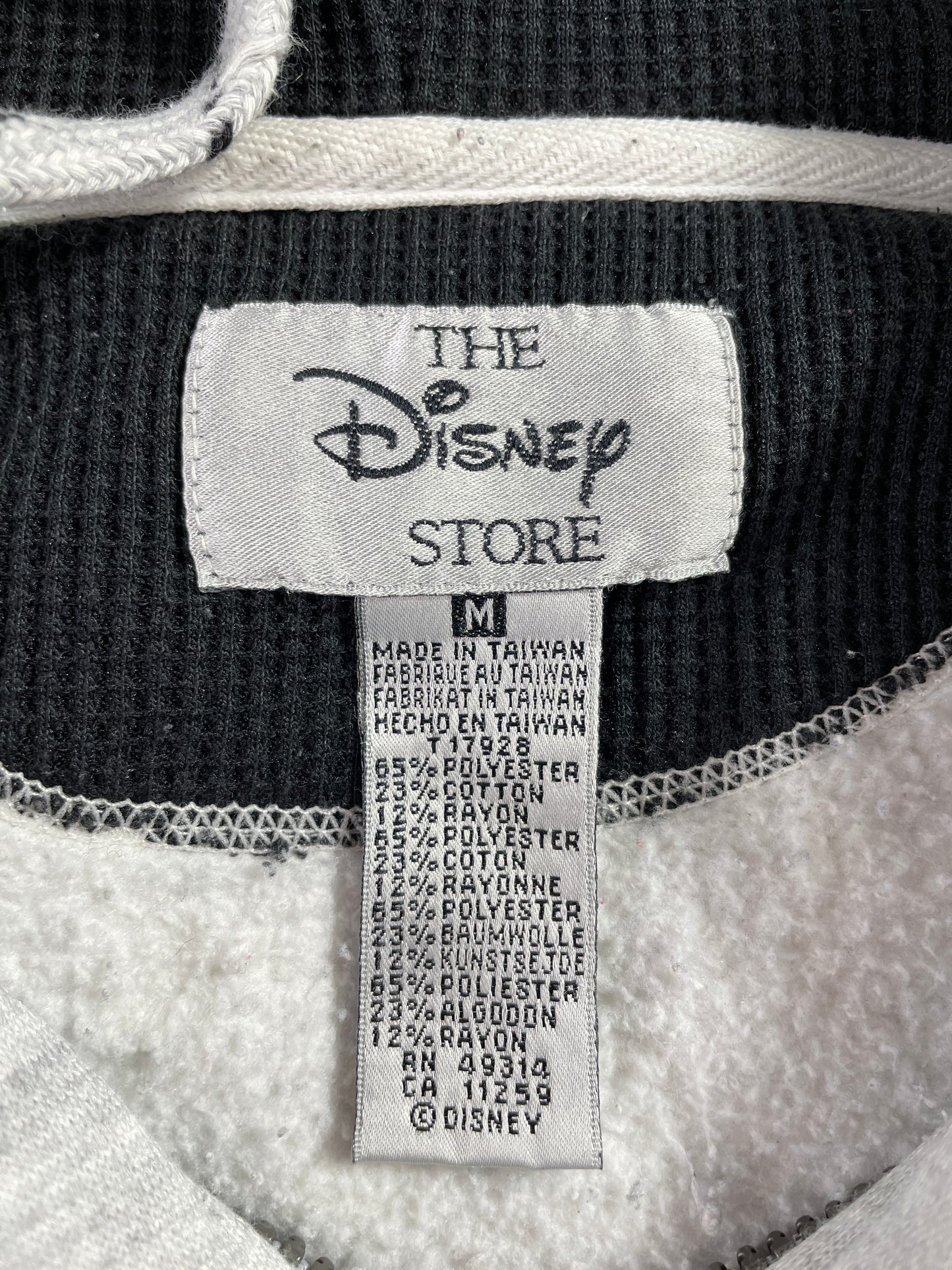 00' DISNEY TIGGER Size M Vintage Hoodie Sweat-Shirt / E6033S