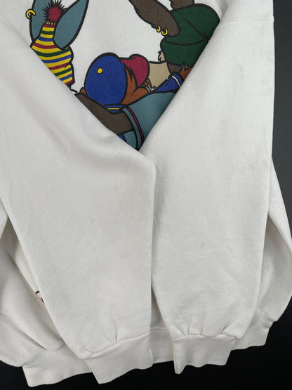 .1993 LOONEY TUNES Made in USA Size XL Vintage Sweat-shirt / E4673S