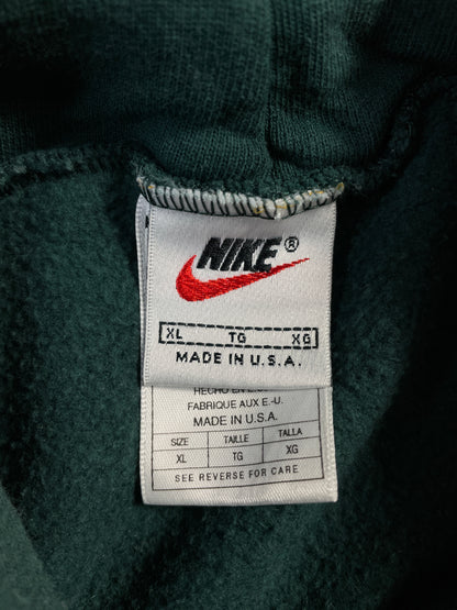 90's NIKE MINI SWOOSH Made in USA Size XL Vintage Hoodie Sweat-shirt / E6554S