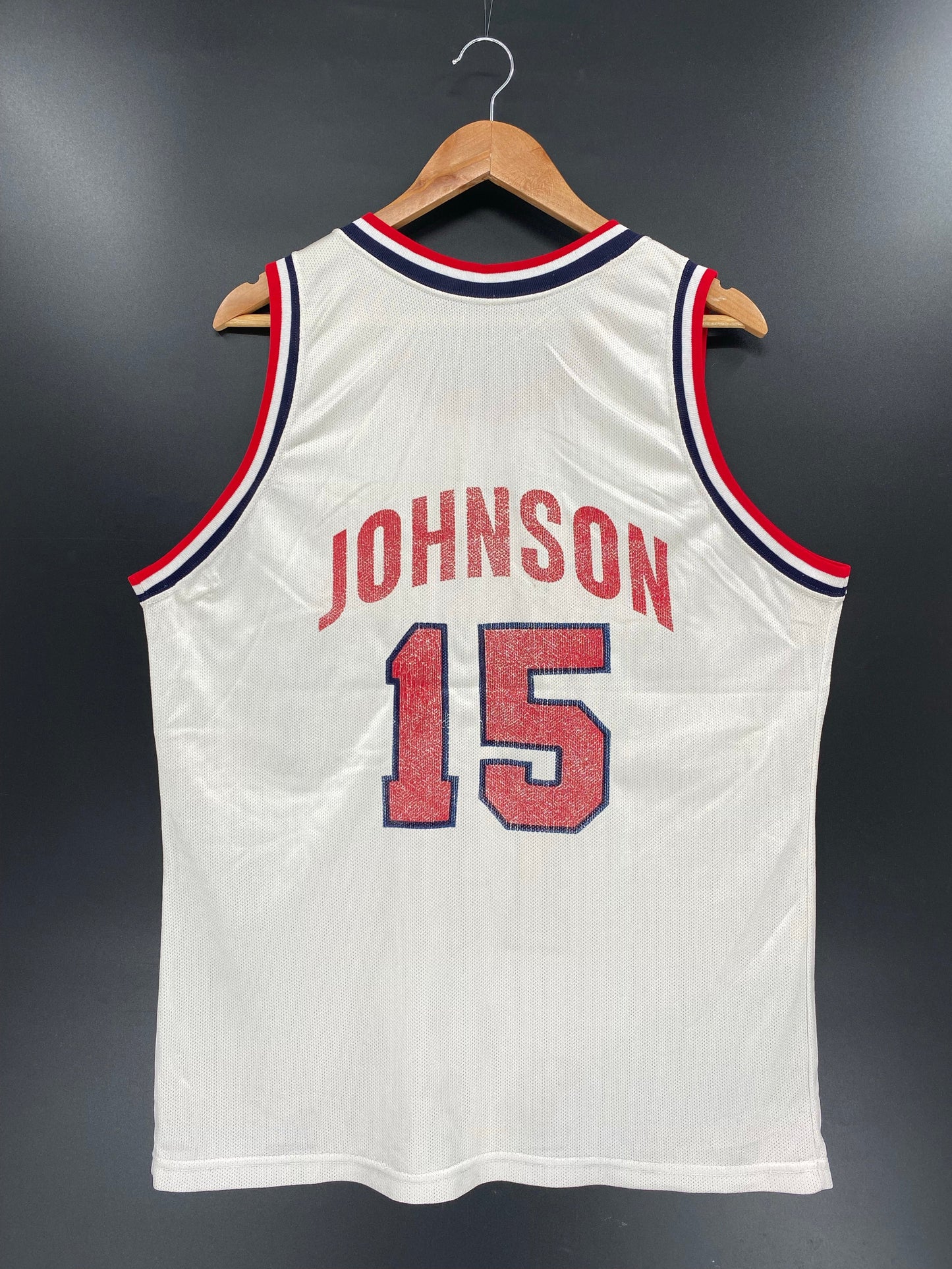 90’s TEAM USA BASKETBALL MAGIC JOHNSON Size 44 XL NBA Jersey / A7485