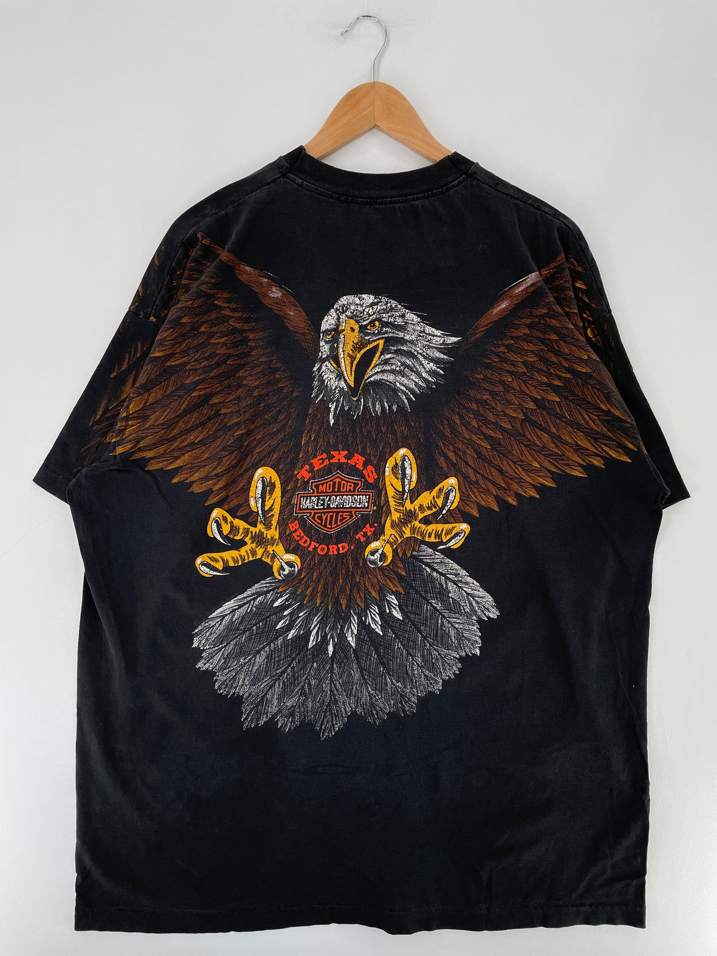 1993 HARLEY DAVIDSON Size Approx.XXL Vintage T-shirt / E6532T