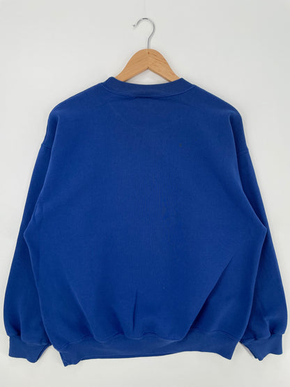 2000 NEW YORK YANKEES x METS Size L Vintage MLB Sweat-shirt / A937