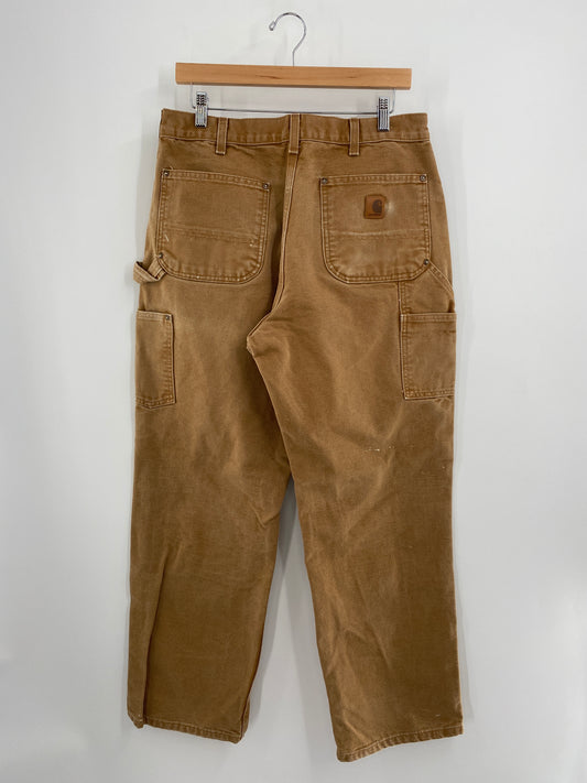 Vintage CARHARTT Size W32xL30 Double Knee Duck Pants / A5262