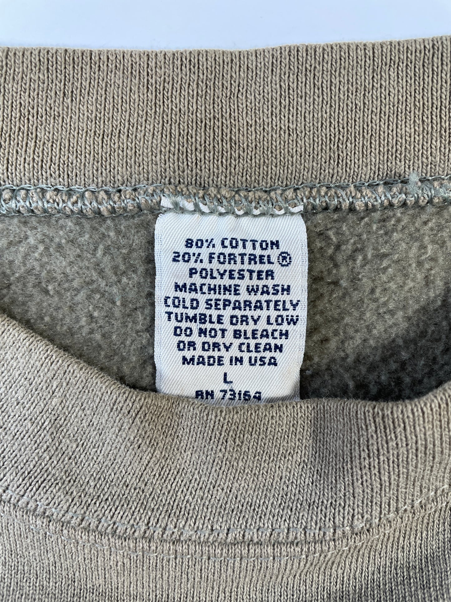 Vintage FLY FISHING Made in USA Size L Animal Sweat-Shirt / A9936
