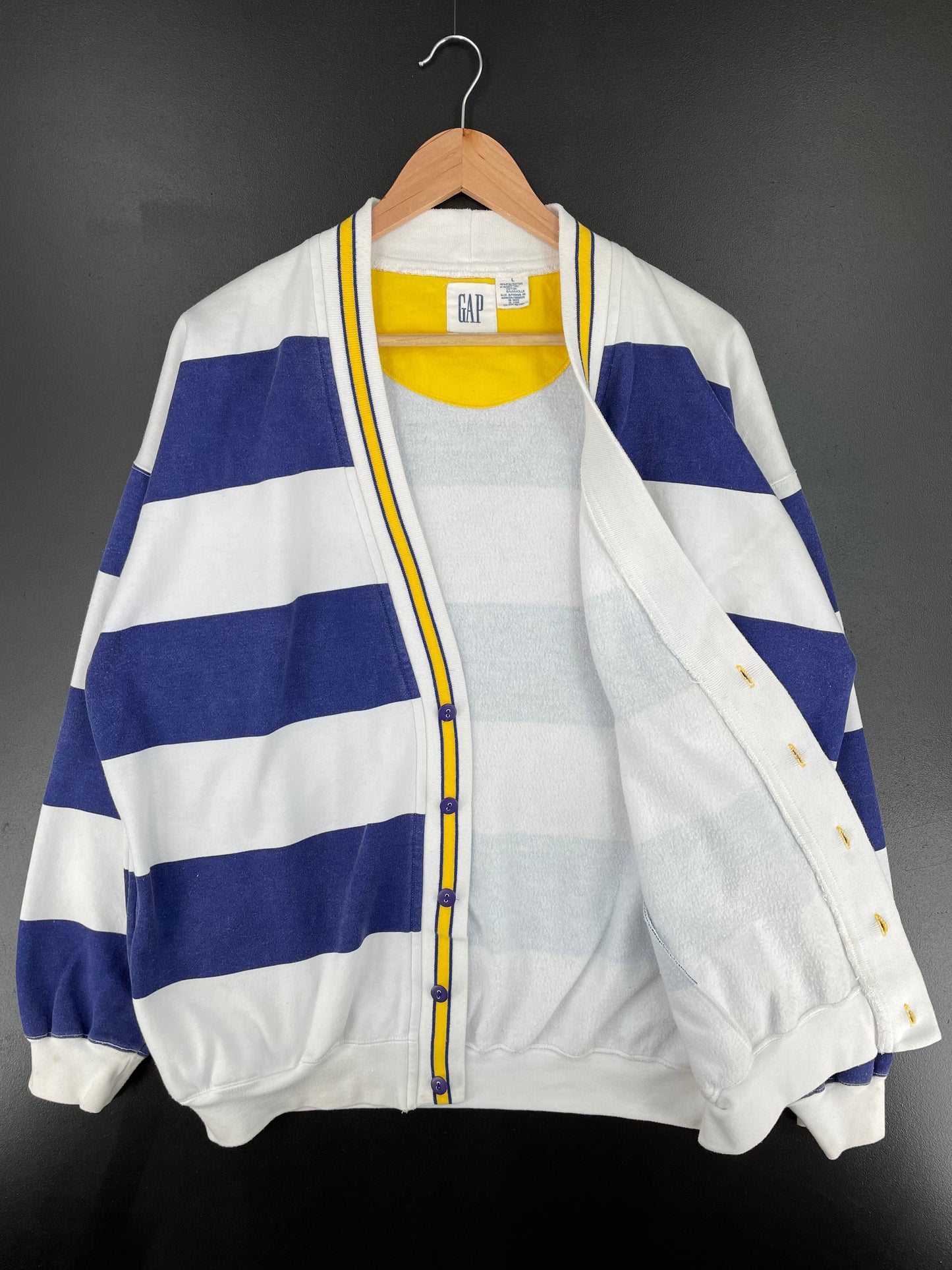 90's GAP Size L Vintage Sweat Cardigan / E5585S