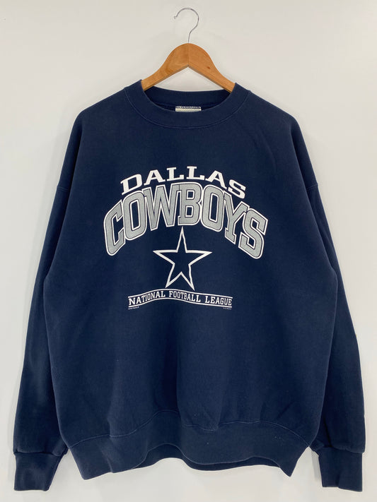 1998' DALLAS COWBOYS Made in USA Size XL Vintage NFL Sweat-Shirt / K4267