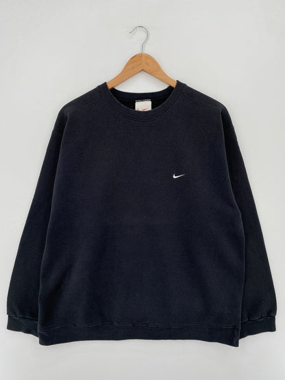 90's NIKE MINI SWOOSH Size L Vintage Sweat-Shirt / A7774