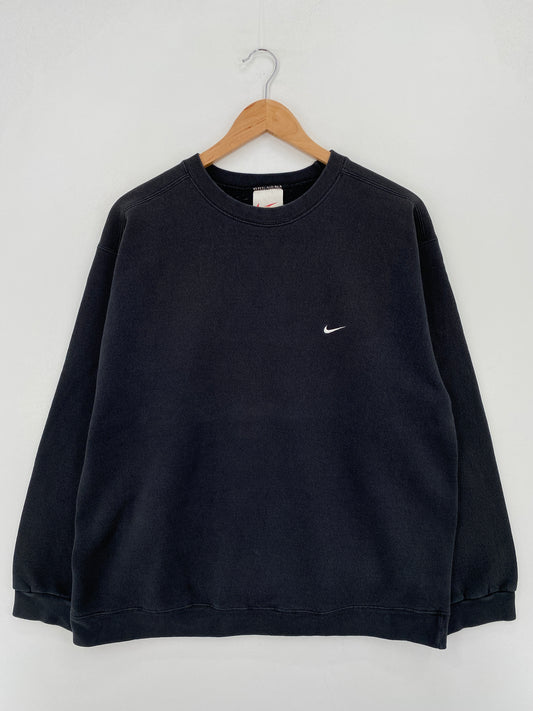 90's NIKE MINI SWOOSH Size L Vintage Sweat-Shirt / A7774