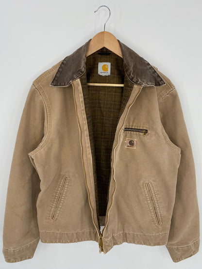 Vintage CARHARTT Size No Tag (Approx.L) Zip-up Sweat-shirt Jacket / K8112