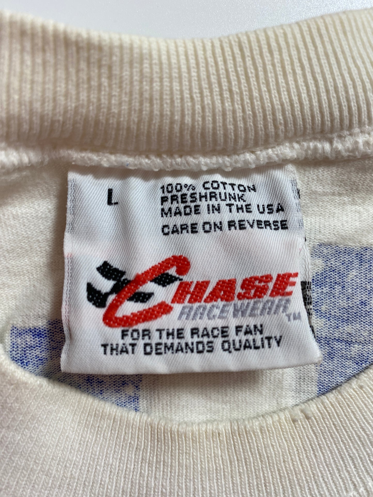 90’s DALE JARRETT Made in USA Size L Vintage Racing T-shirt / 9403