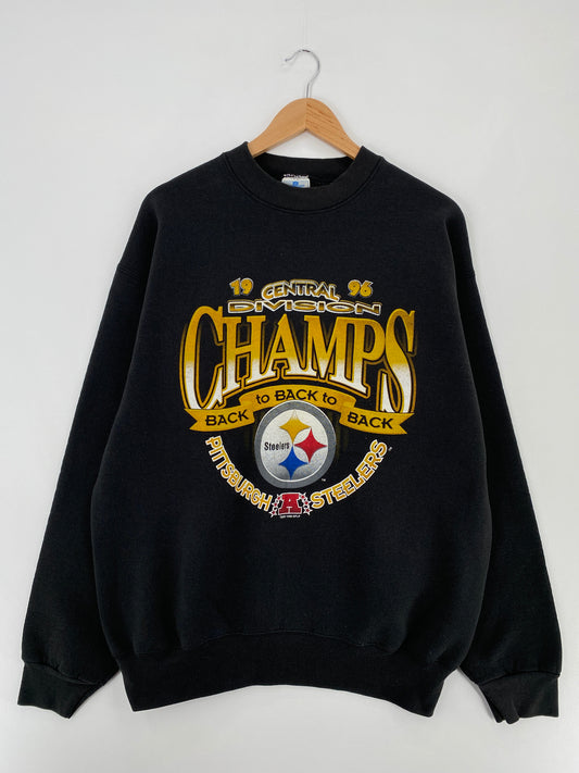 1996 PITTSBURGH STEELERS Made in USA Size XL NFL Sweat-shirt / A9898