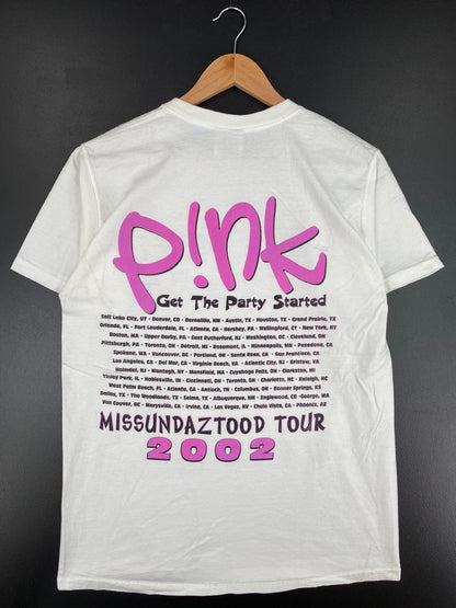2002 P!NK Size M Vintage Music T-Shirt / E3199T
