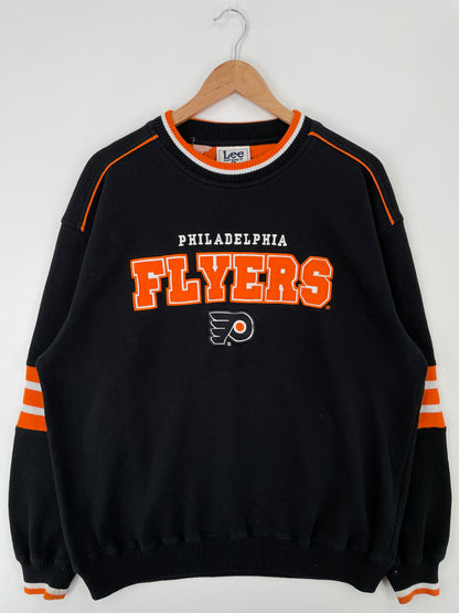 00’ PHILADELPHIA FLYERS Size L Vintage NFL Sweat-Shirt / A9254