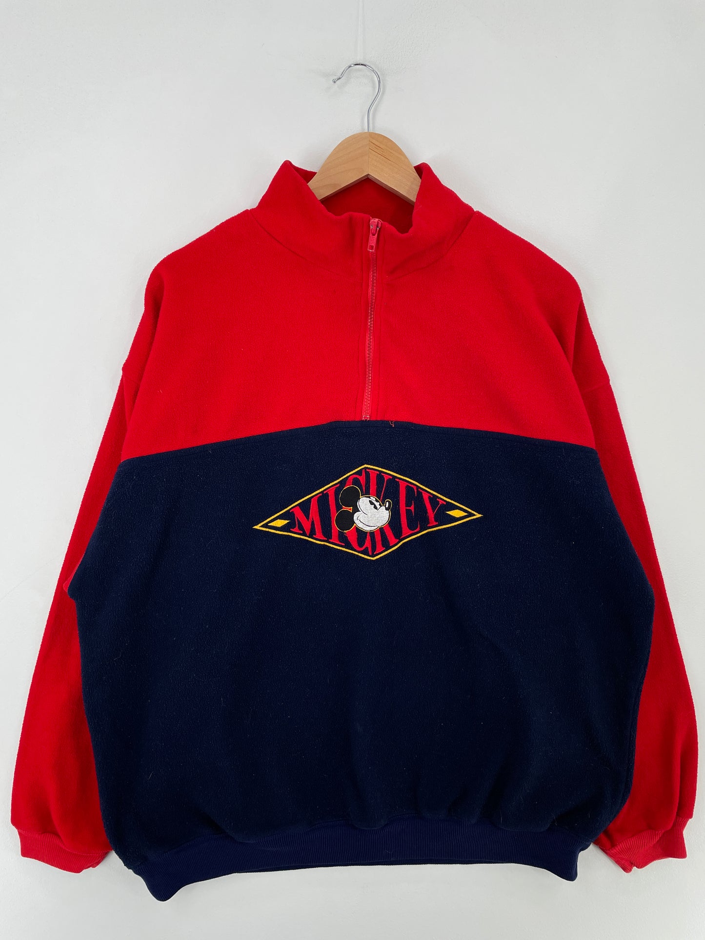 90's DISNEY MICKEY Size L Vintage Fleece / E4124S
