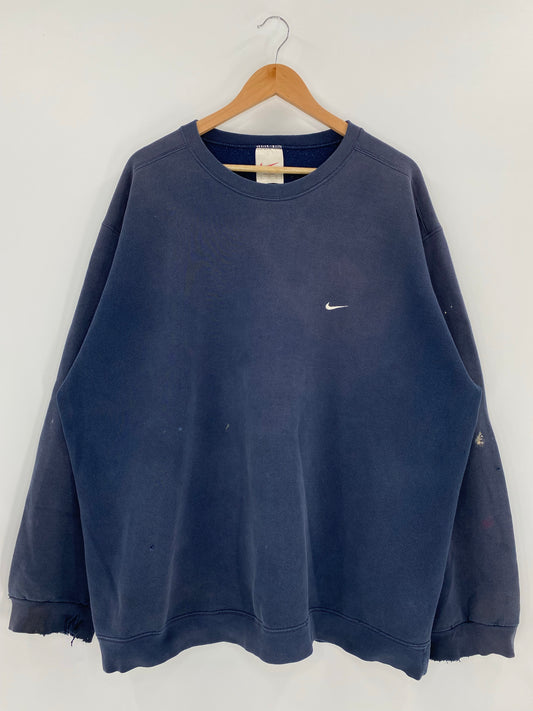 90's NIKE MINI SWOOSH Size XXL Vintage Sweat-Shirt / K4866