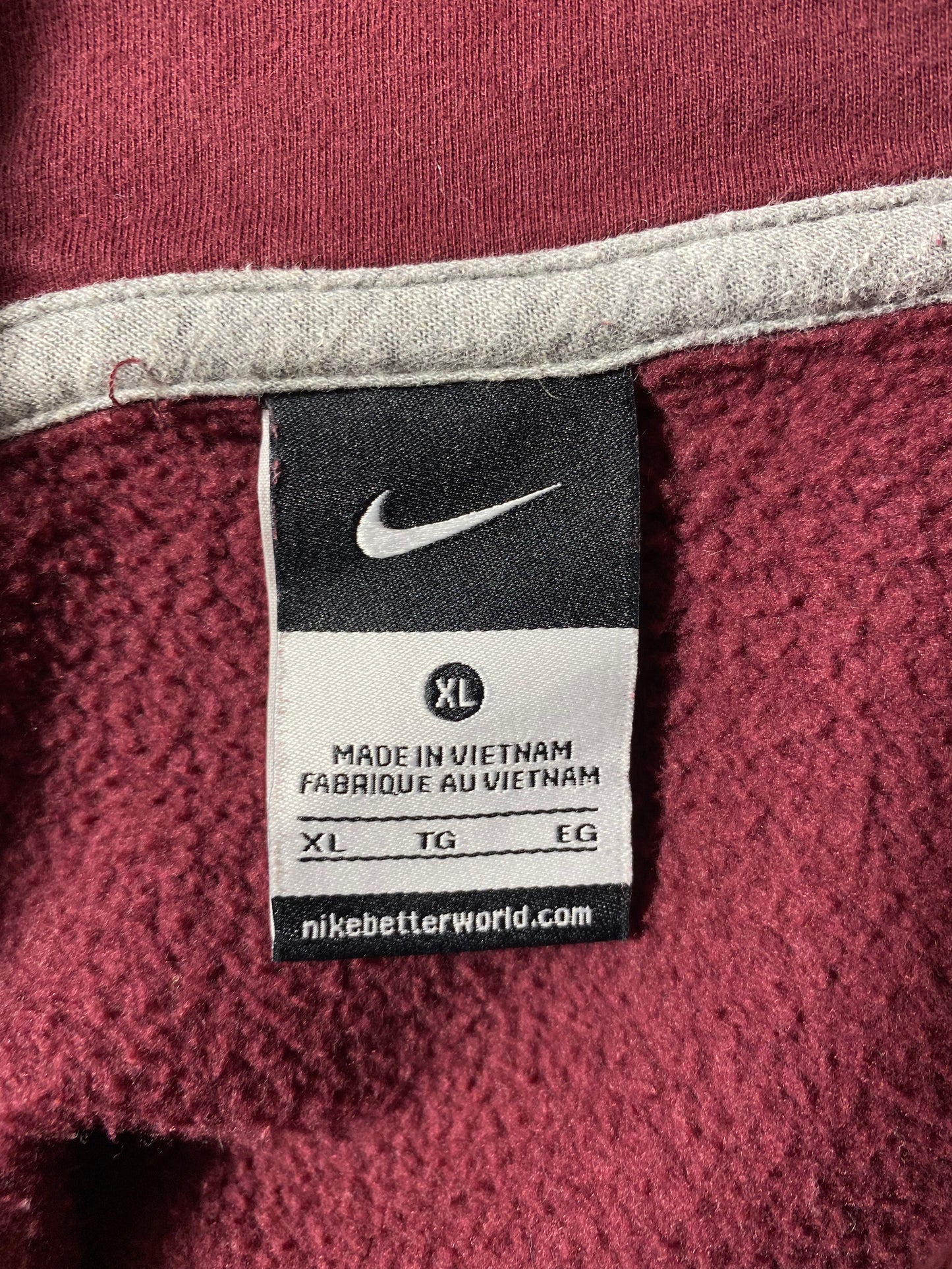 00' NIKE DRIPPING SPRINGS Size XL Vintage College Hoodie Sweat-Shirts/ K9943