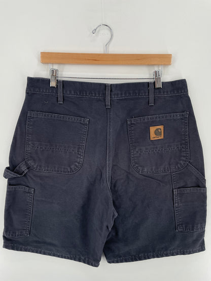 Vintage CARHARTT Made in USA Size W35xL8.5 Duck Shorts / A3560