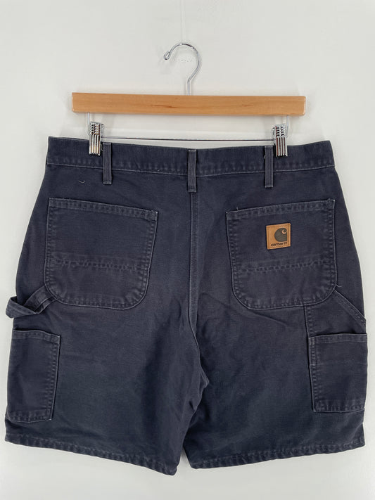Vintage CARHARTT Made in USA Size W35xL8.5 Duck Shorts / A3560