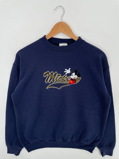 90's DISNEY MICKEY Made in USA Size M Vintage Sweat-shirt / A3825