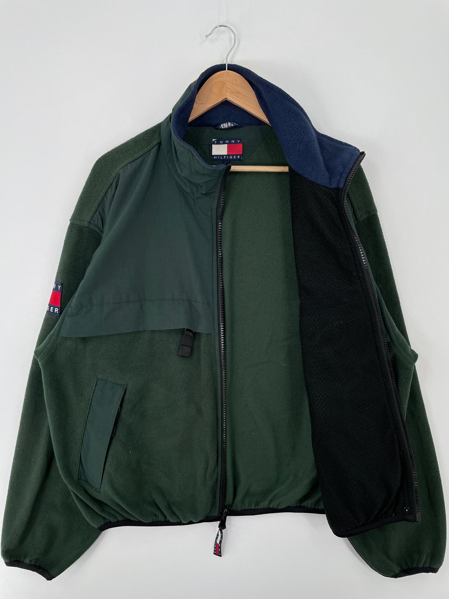 90’s TOMMY Size L Zip-up Fleece / A9240