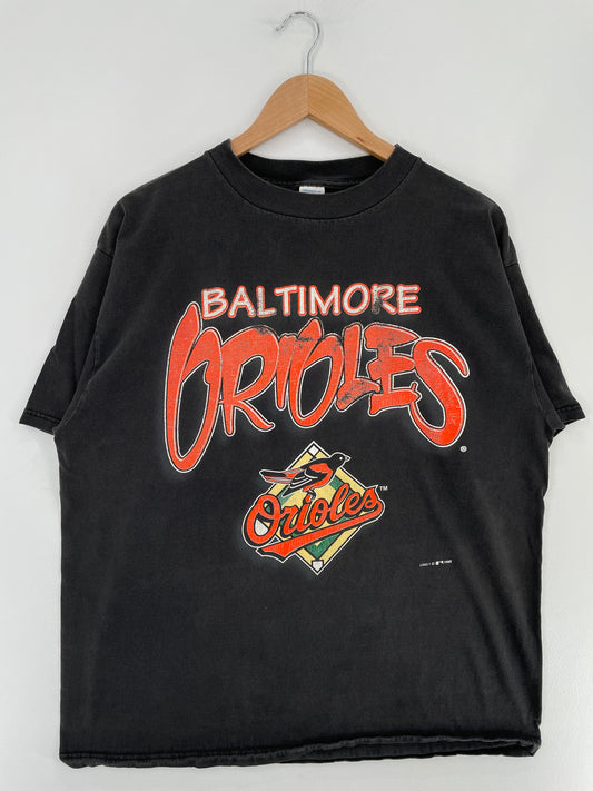 1997 BALTIMORE ORIOLES Size XL Vintage MLB T-Shirt / E5174T