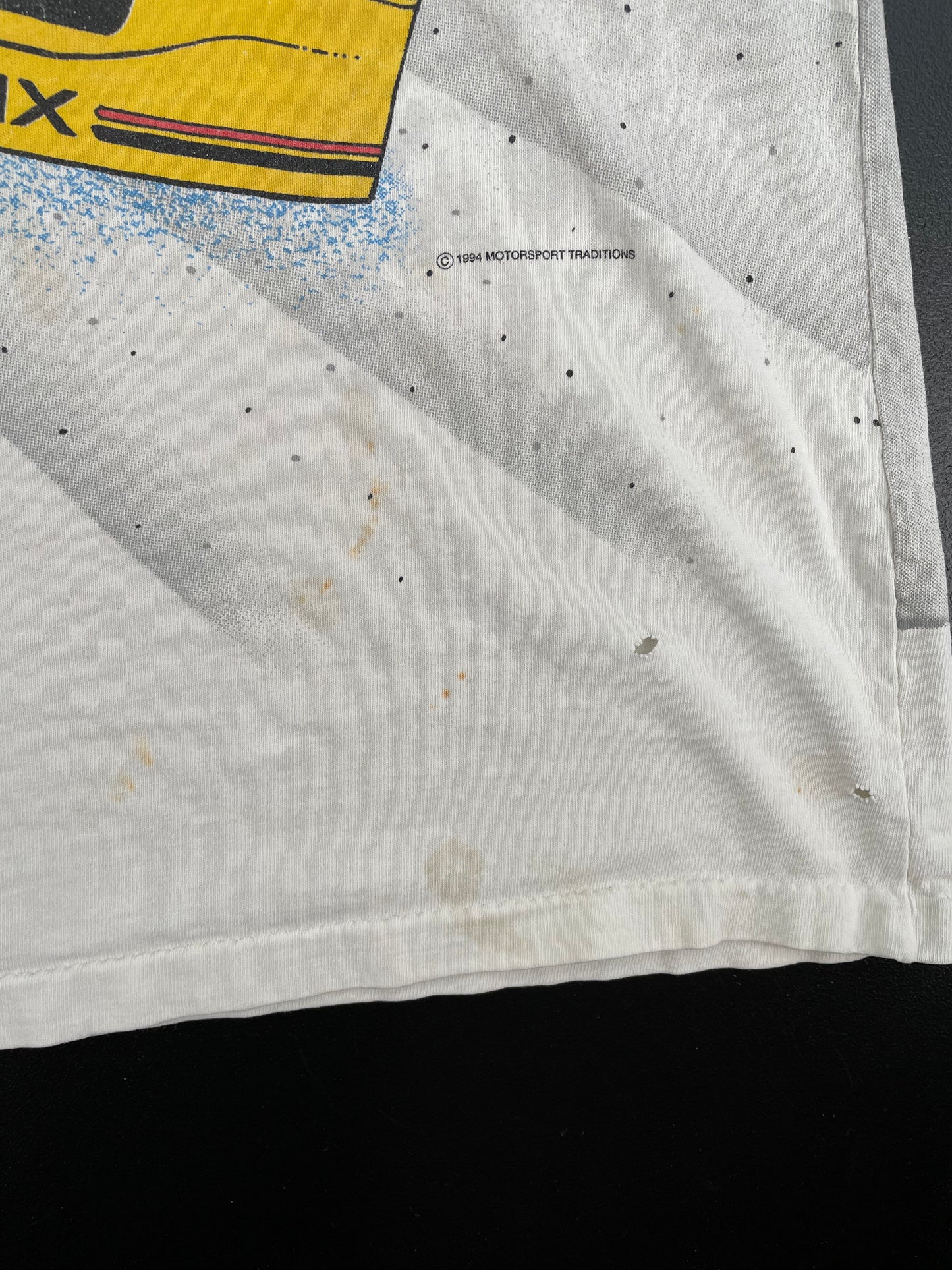 1994 MICHAEL WALTRIP Made in USA Size XL Vintage Racing T-Shirt / E5672T