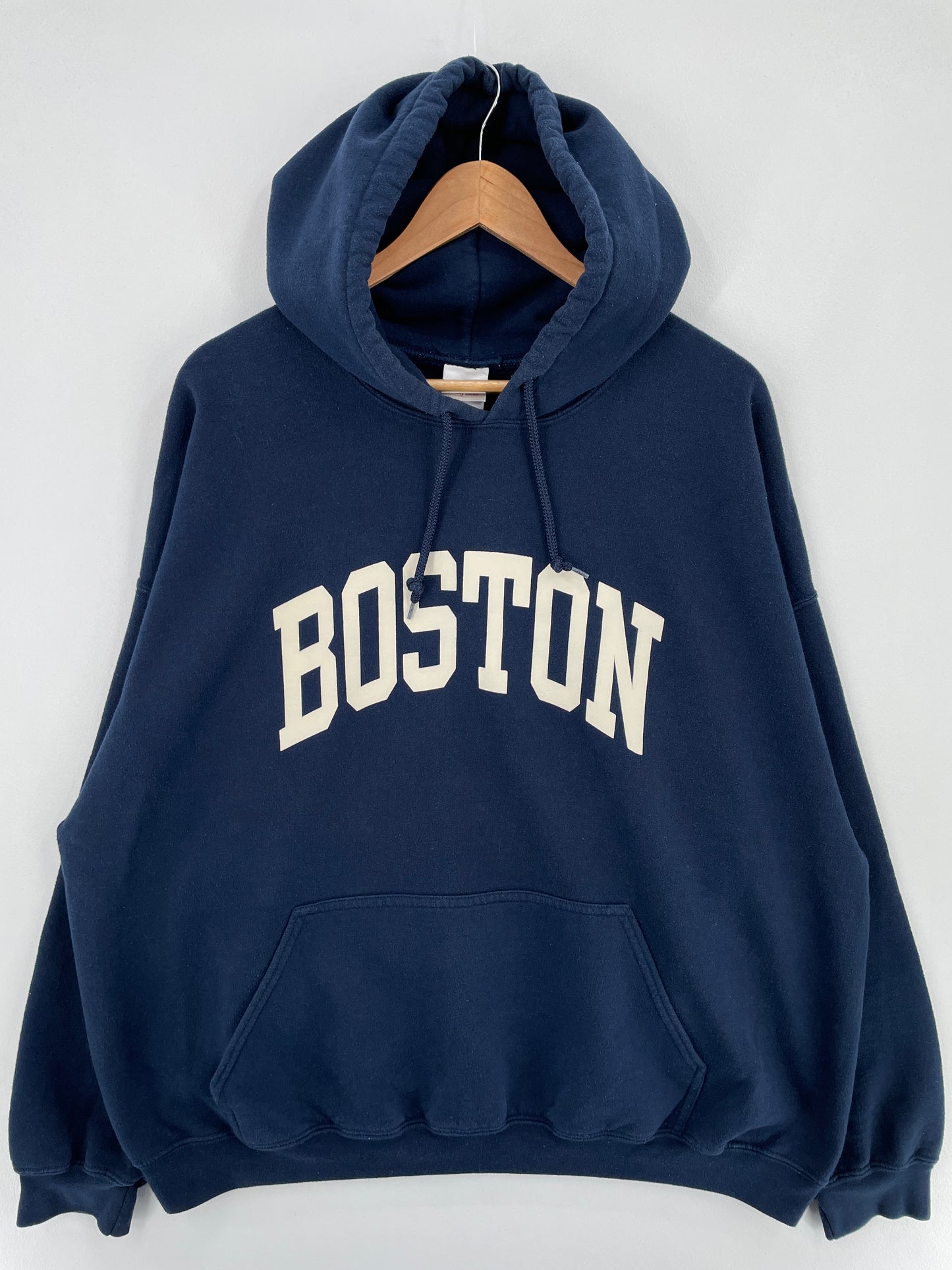 Vintage BOSTON Size XXL Hoodie College Sweat-shirt / E676