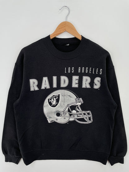 90’s LOS ANGELES RAIDERS Size Approx.L NFL Sweat-shirt / A6924