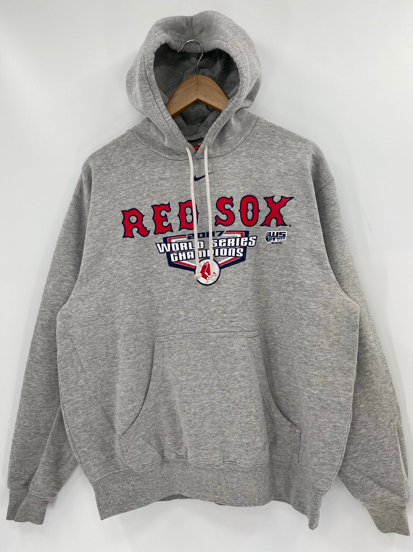 2007 NIKE RED SOX Size M Vintage MLB Hoodie Sweat-shirt / K6385