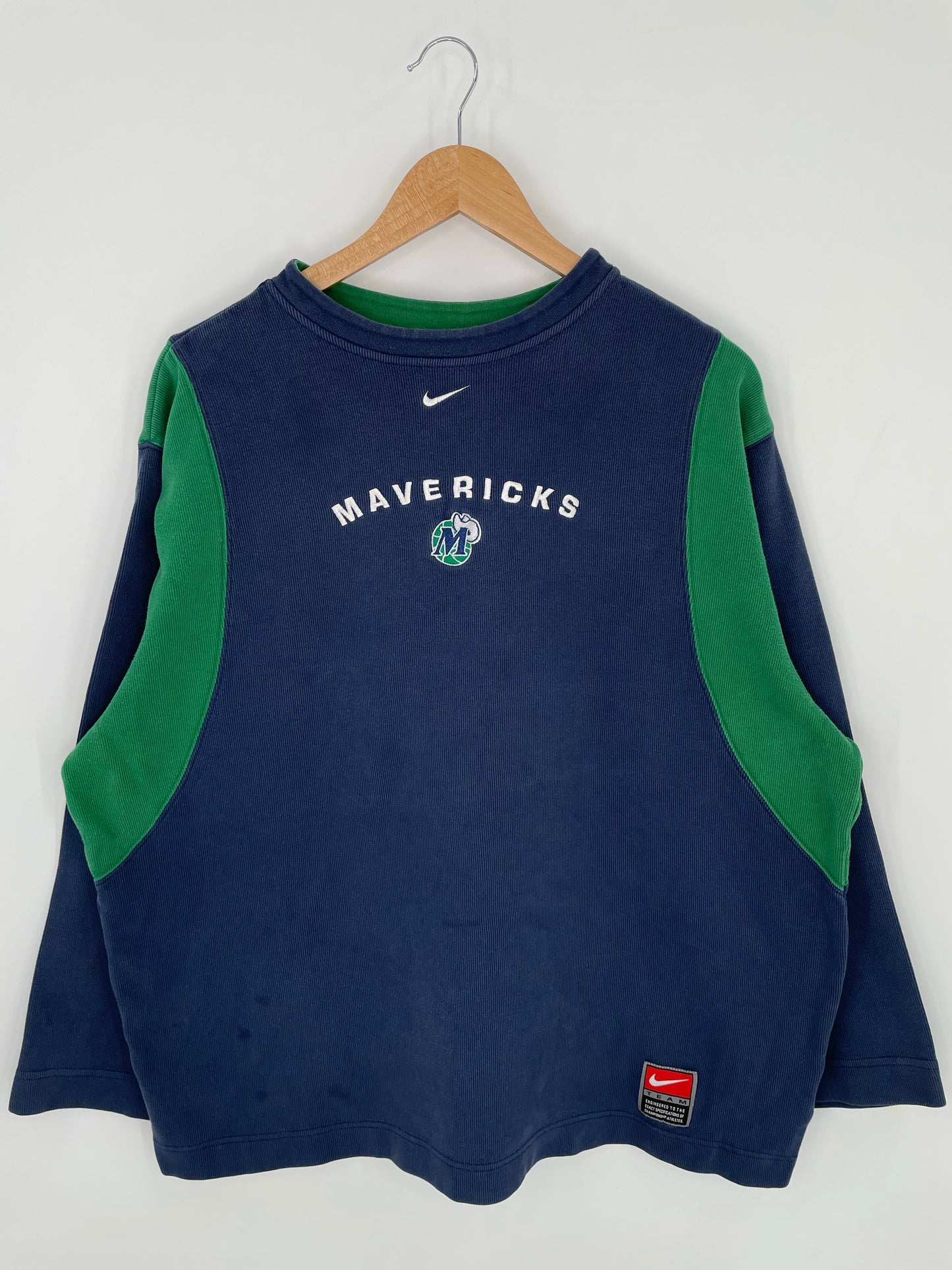 00' NIKE MAVERICKS Size XL Vintage Sweat-shirt / K8574