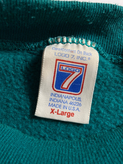 90’s MIAMI DOLPHINS MADE IN USA Size XL Vintage NFL Sweat-Shirts / 9868