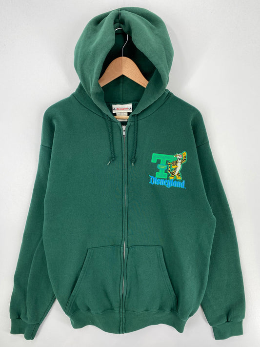 90’s DISNEY MICKEY Made in USA Size M Vintage Zip Up Hoodie Sweat shirt / A823