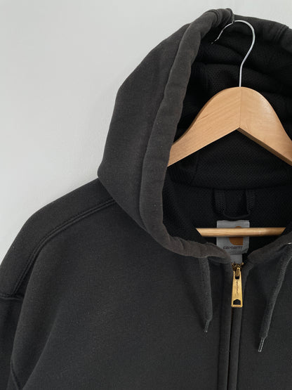 Vintage CARHARTT Size L Hoodie Zip-up Sweat-Shirt / E3060S