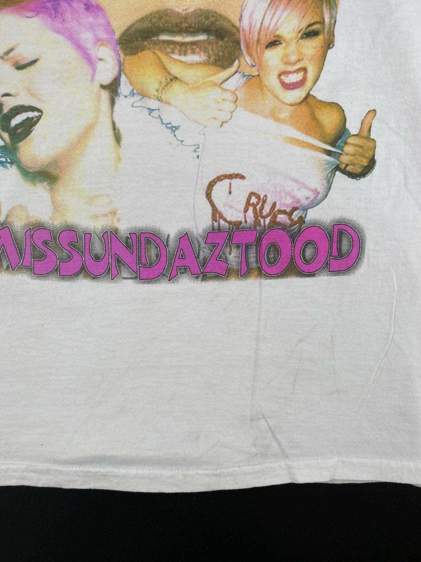 2002 P!NK Size M Vintage Music T-Shirt / E3199T