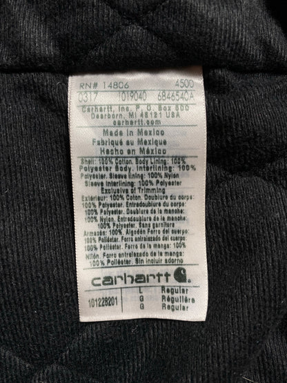 Vintage CARHARTT Size L Zip-up Sweat-shirt Jacket / K8111