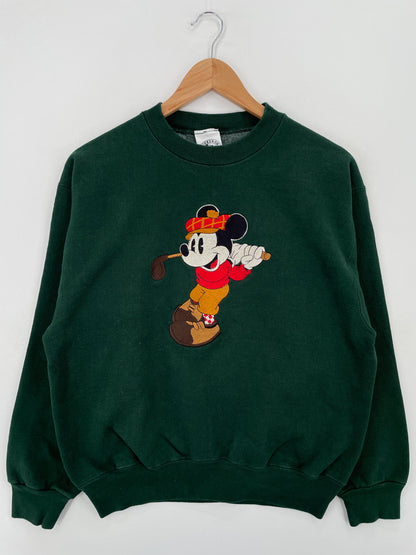 90’s DISNEY MICKEY Size M Vintage Sweat-shirt / A7812