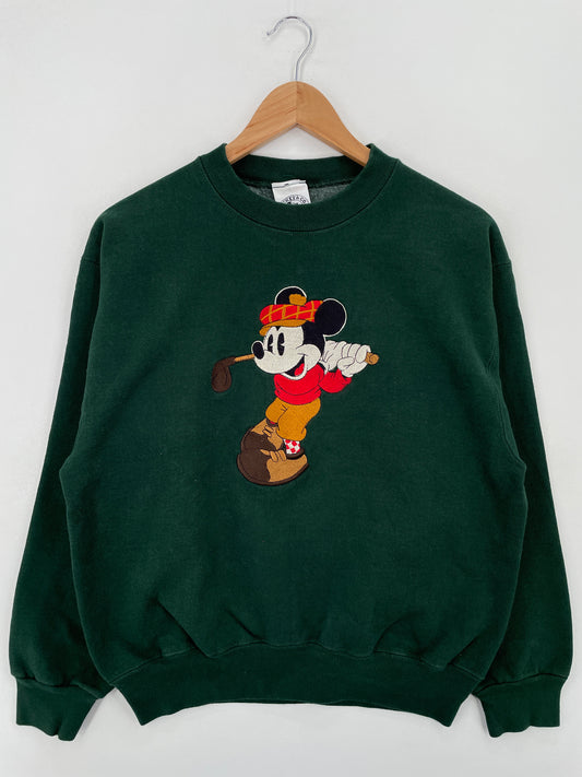 90’s DISNEY MICKEY Size M Vintage Sweat-shirt / A7812