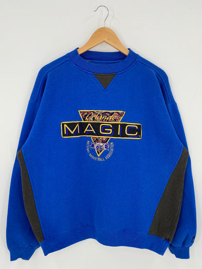 Vintage Florida ORLANDO MAGIC Size L NBA Sweat-shirt / K5269