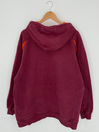 00' NIKE VIRGINIA TECH Size XL Vintage Hoodie Sweat-shirt / K5952