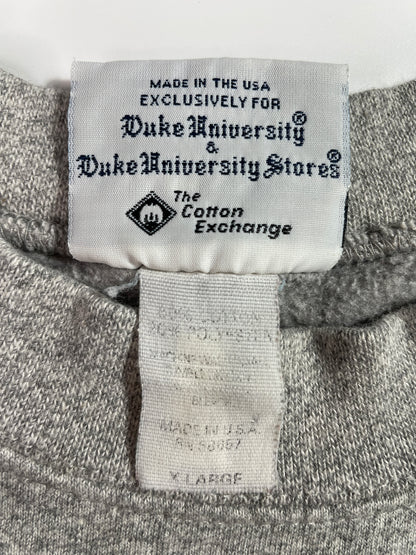 90's DUKE UNIVERSITY Made in USA Size XL Vintage College Sweat-Shirt / E2335S