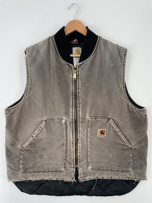 90’s CARHARTT Made in USA Size XL Duck Vest / A9161