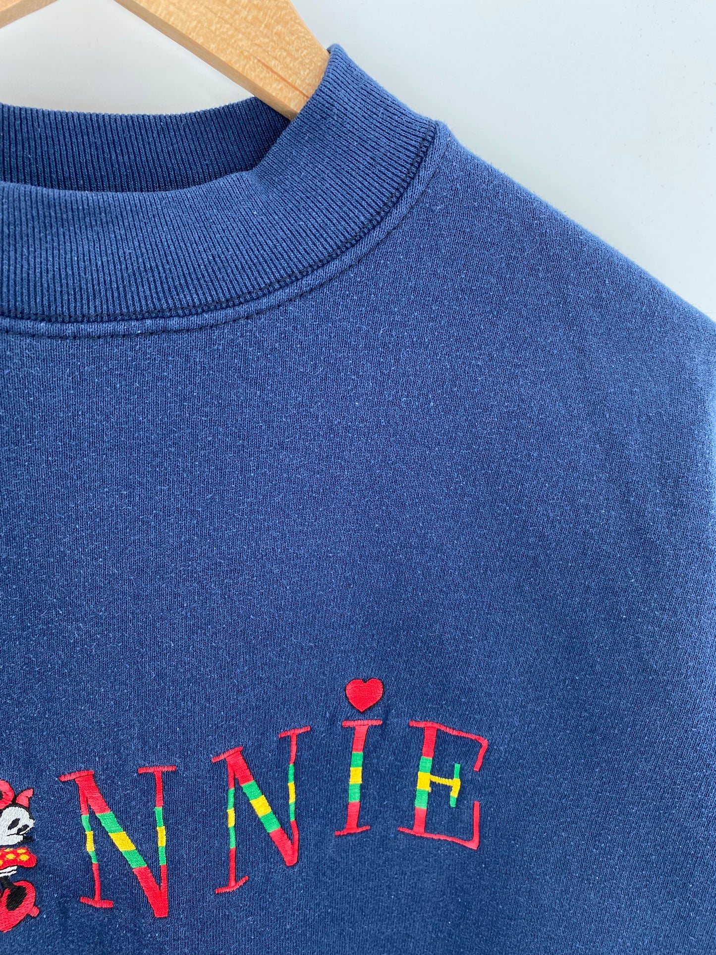 90’s DISNEY MINNIE Made in USA Size L Vintage Sweat-shirt / K5099