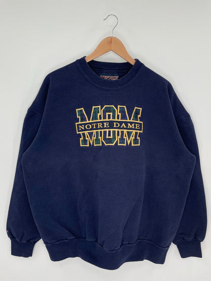 90's NOTRE DAME Made in USA Size M Vintage Sweat shirt / K8928