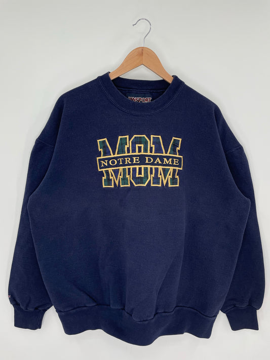 90's NOTRE DAME Made in USA Size M Vintage Sweat shirt / K8928