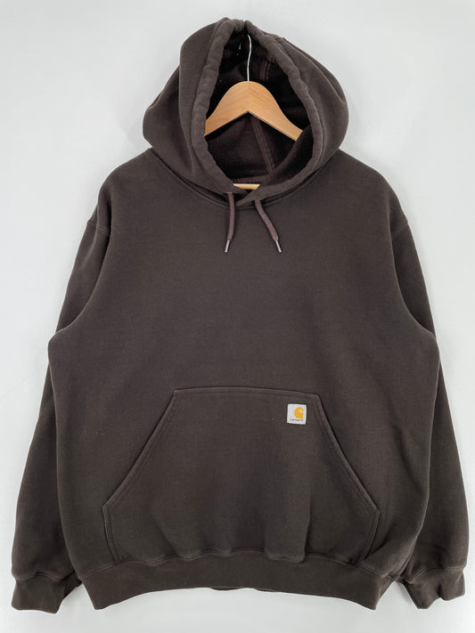 Vintage CARHARTT Size L Hoodie Sweat-Shirt / E3058S